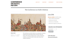 Desktop Screenshot of faithandhistory.org