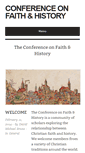 Mobile Screenshot of faithandhistory.org