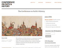 Tablet Screenshot of faithandhistory.org